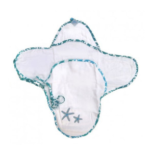 Бебешка пелена-джобче SEASTAR - 100% бамбук, Лукс